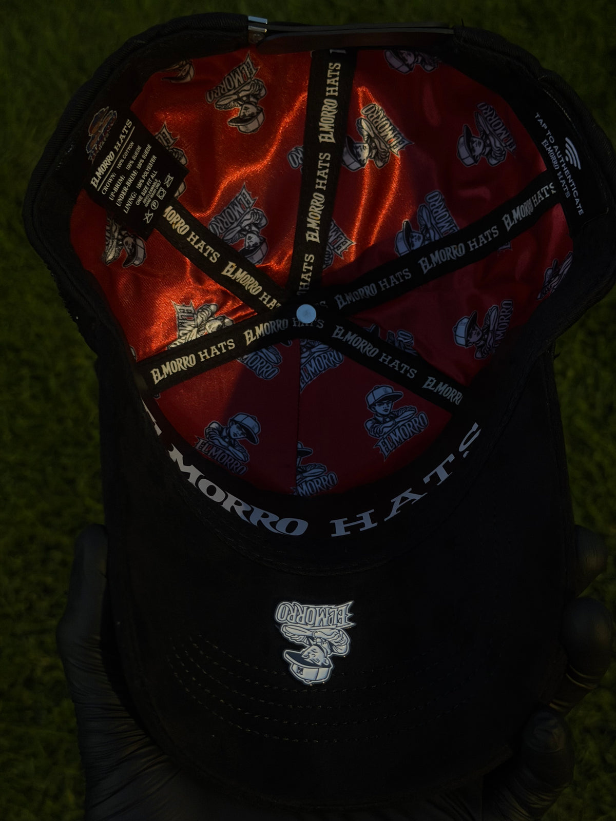 3 stars ✨ total black El Morro hats cap 🧢