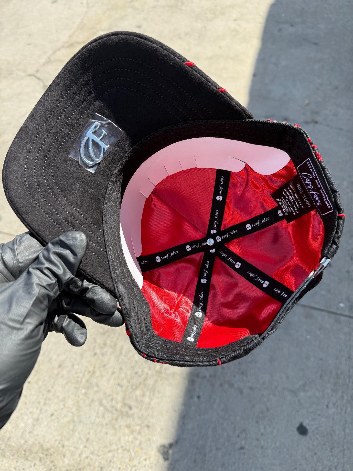Joker Red Black Cap