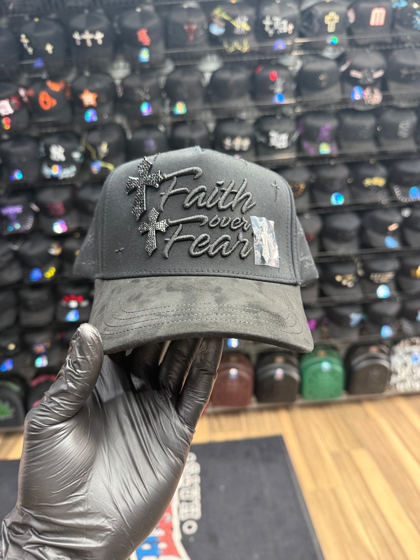 Faith over fear Total Black