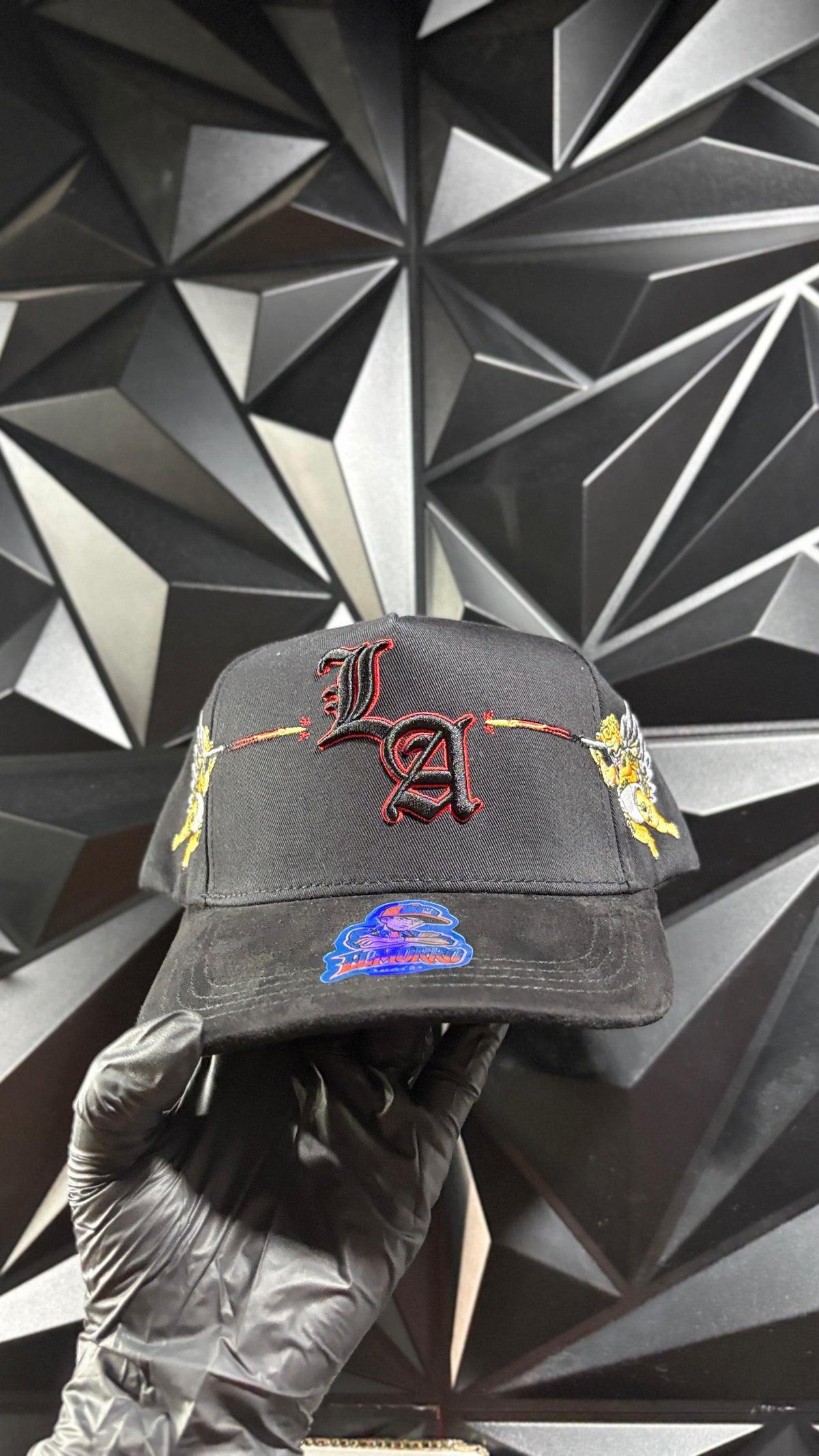 LA negro-rojo angels cap 🧢
