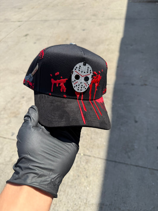 Joker Red Black Cap