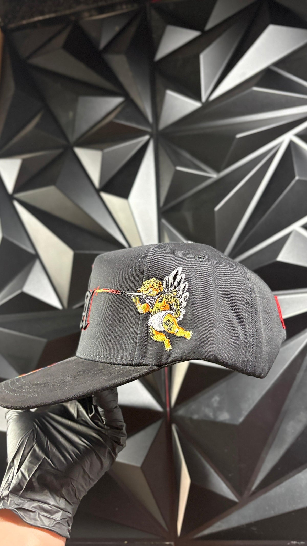 LA negro-rojo angels cap 🧢