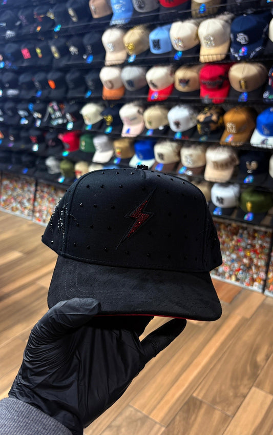 El Rayo Red Black Cap