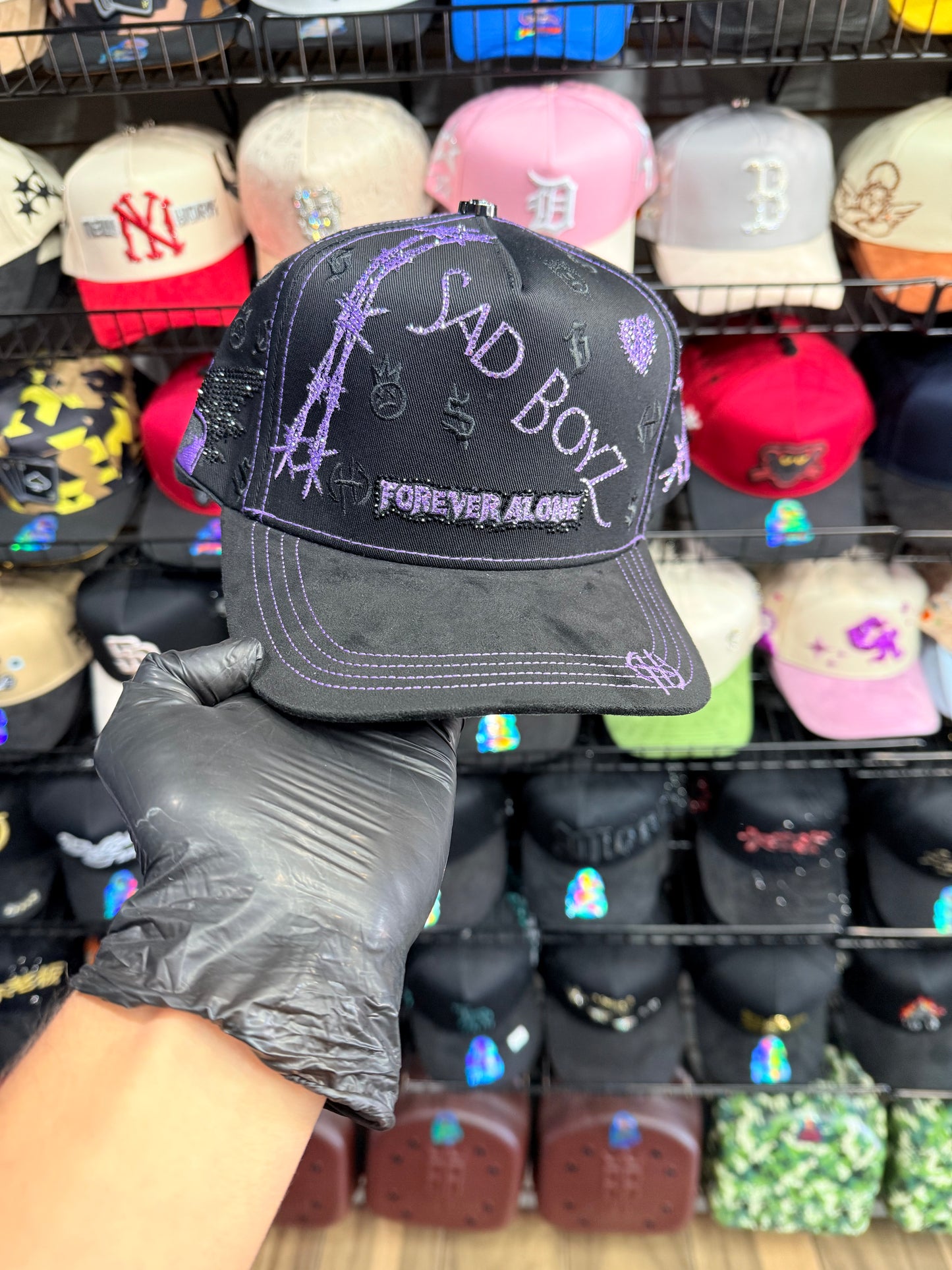 Sad Boys Purple Cap