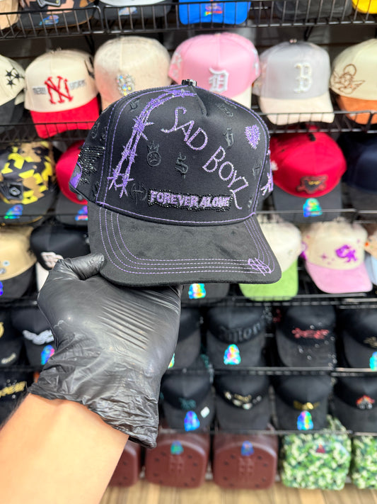 Sad Boys Purple Cap