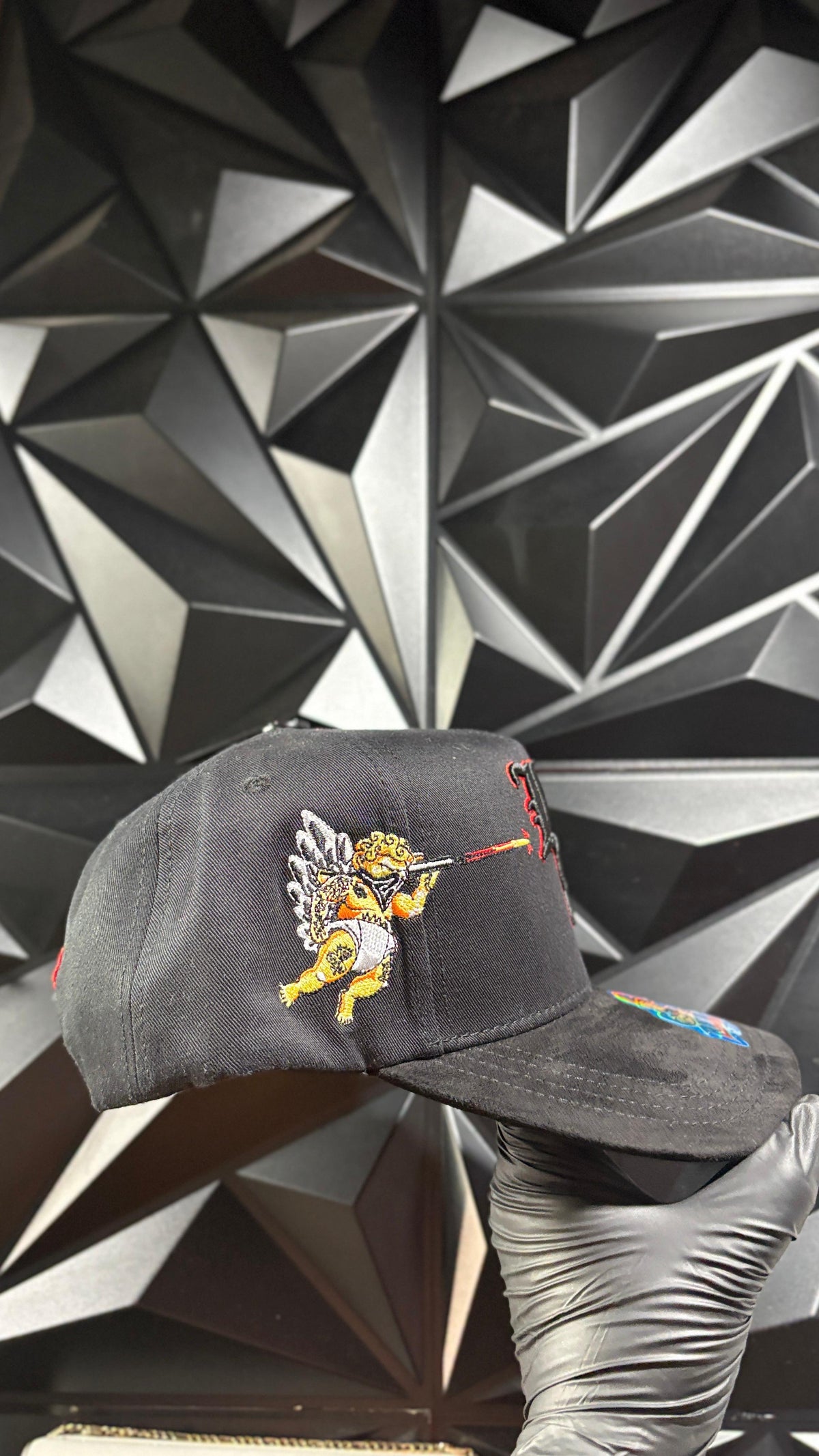 LA negro-rojo angels cap 🧢
