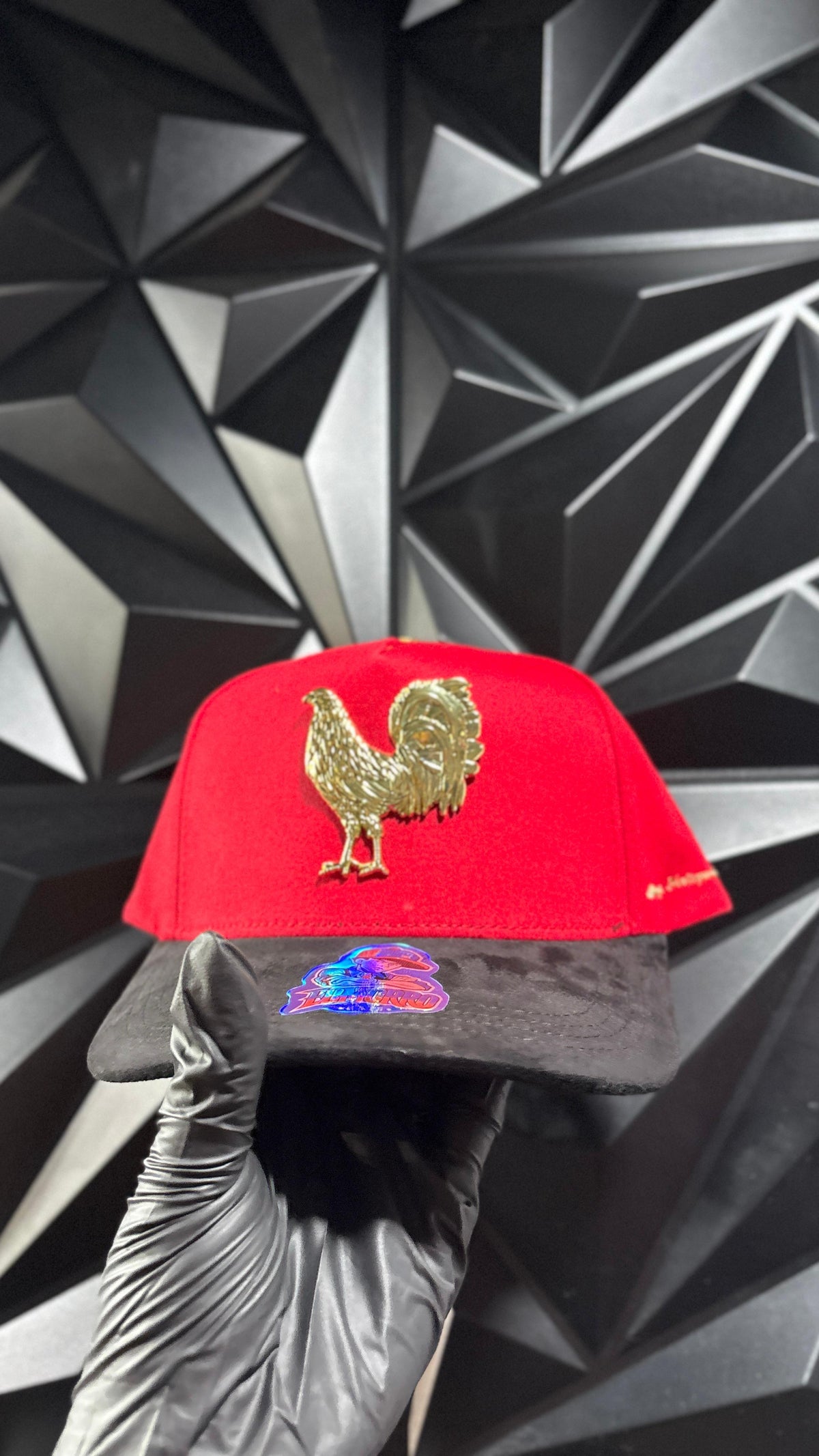 El gallo 🐓🐓rojo negro cap o