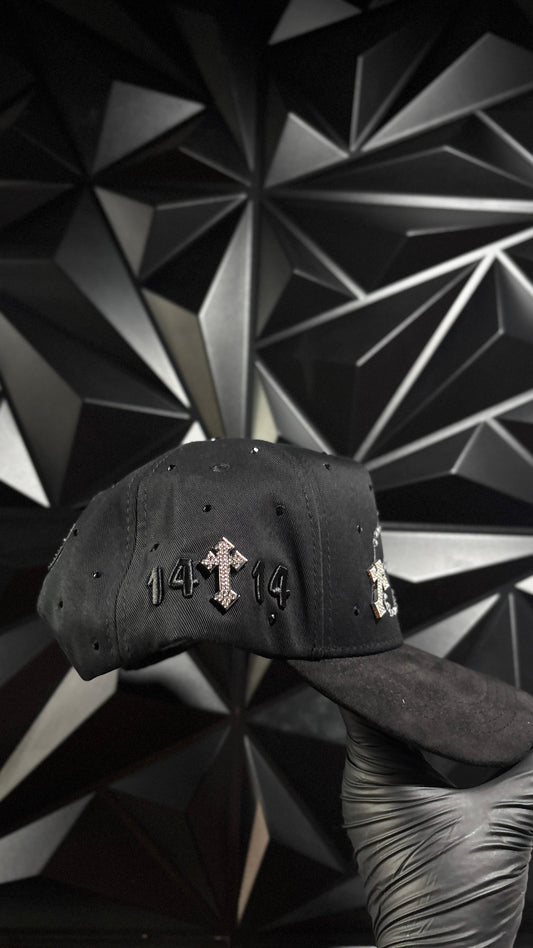 14/14 negro-blanco Cap
