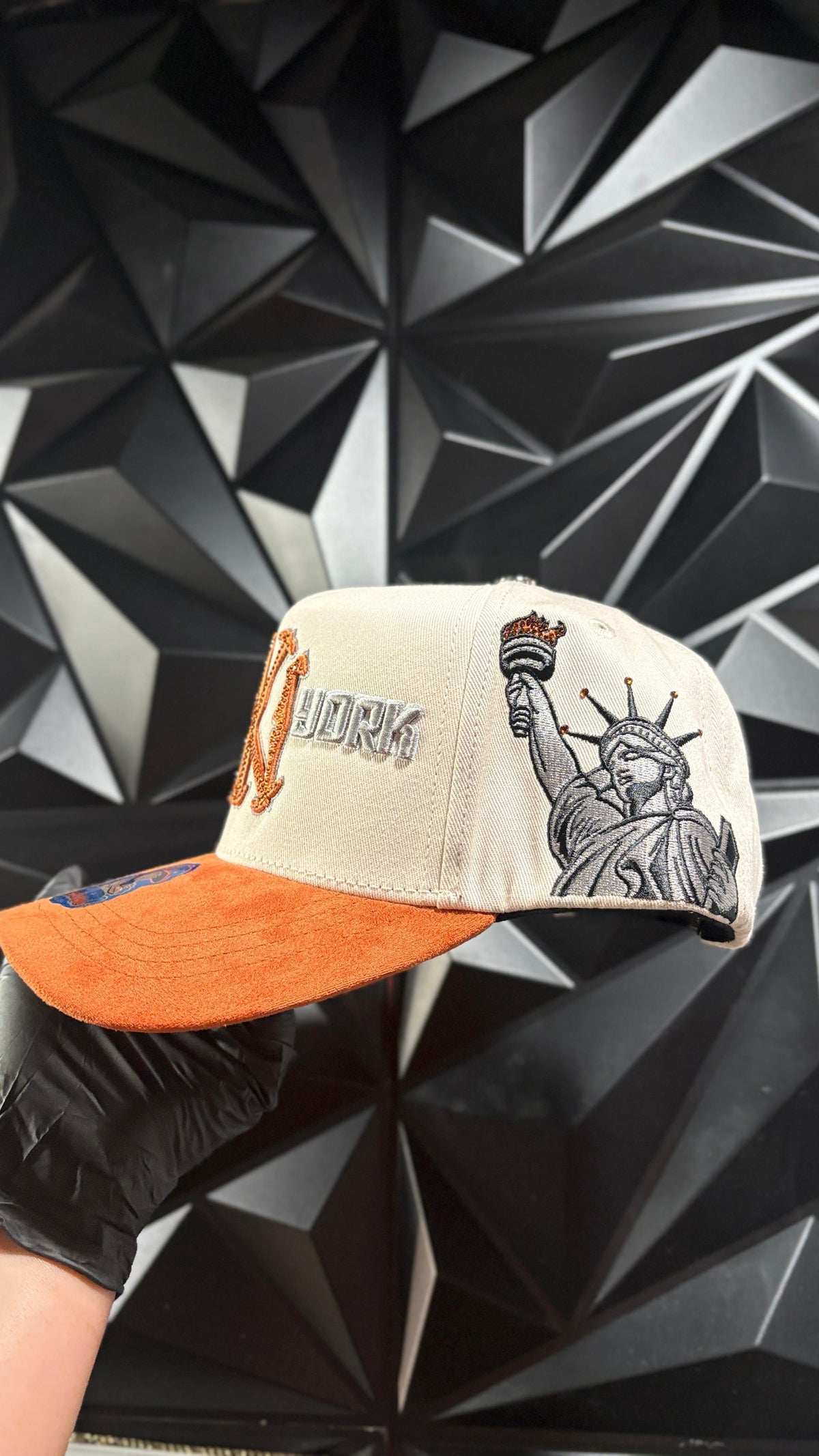 NY beige cap
