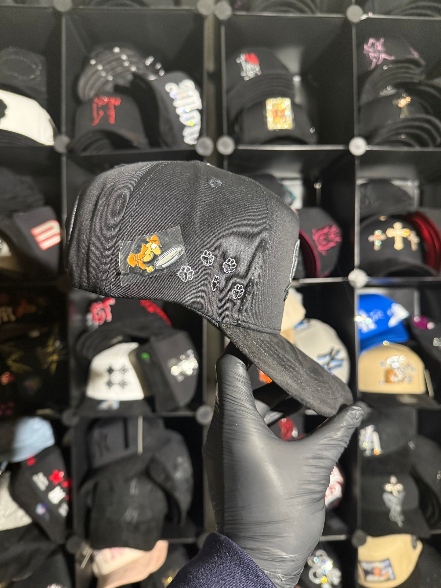 Pink panther Black Cap