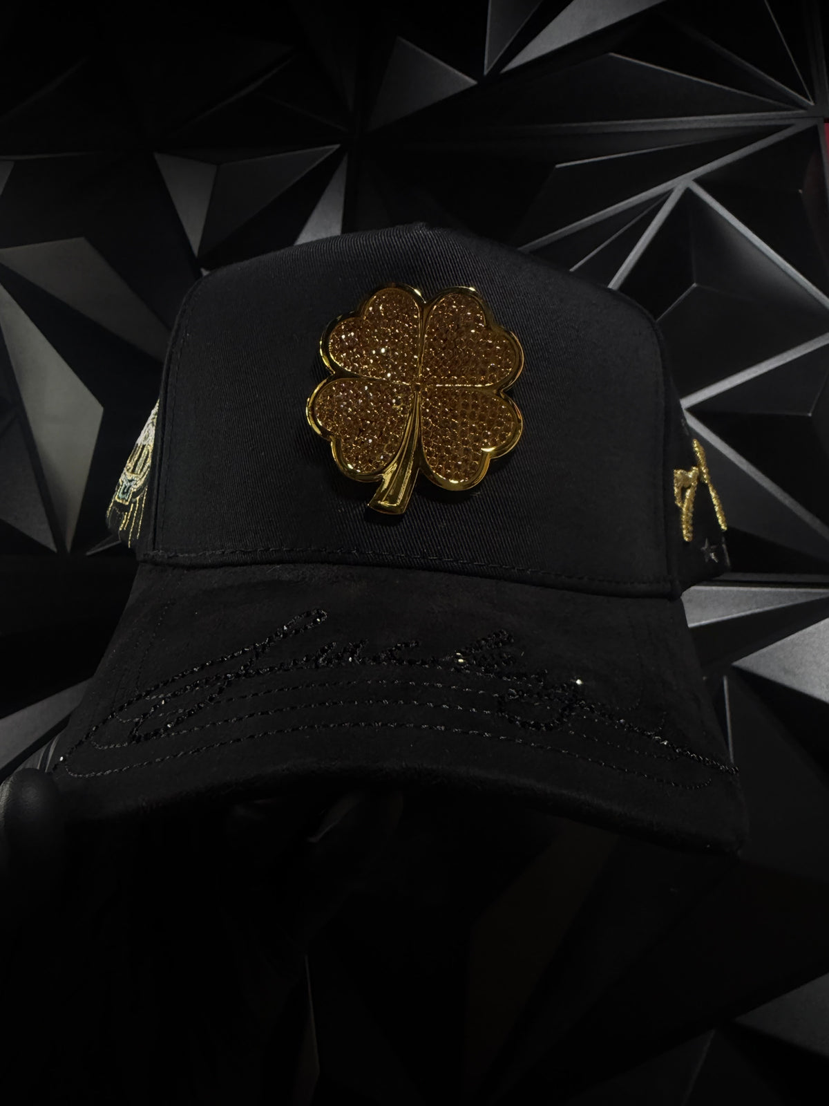 Trebol Gold negro-oro