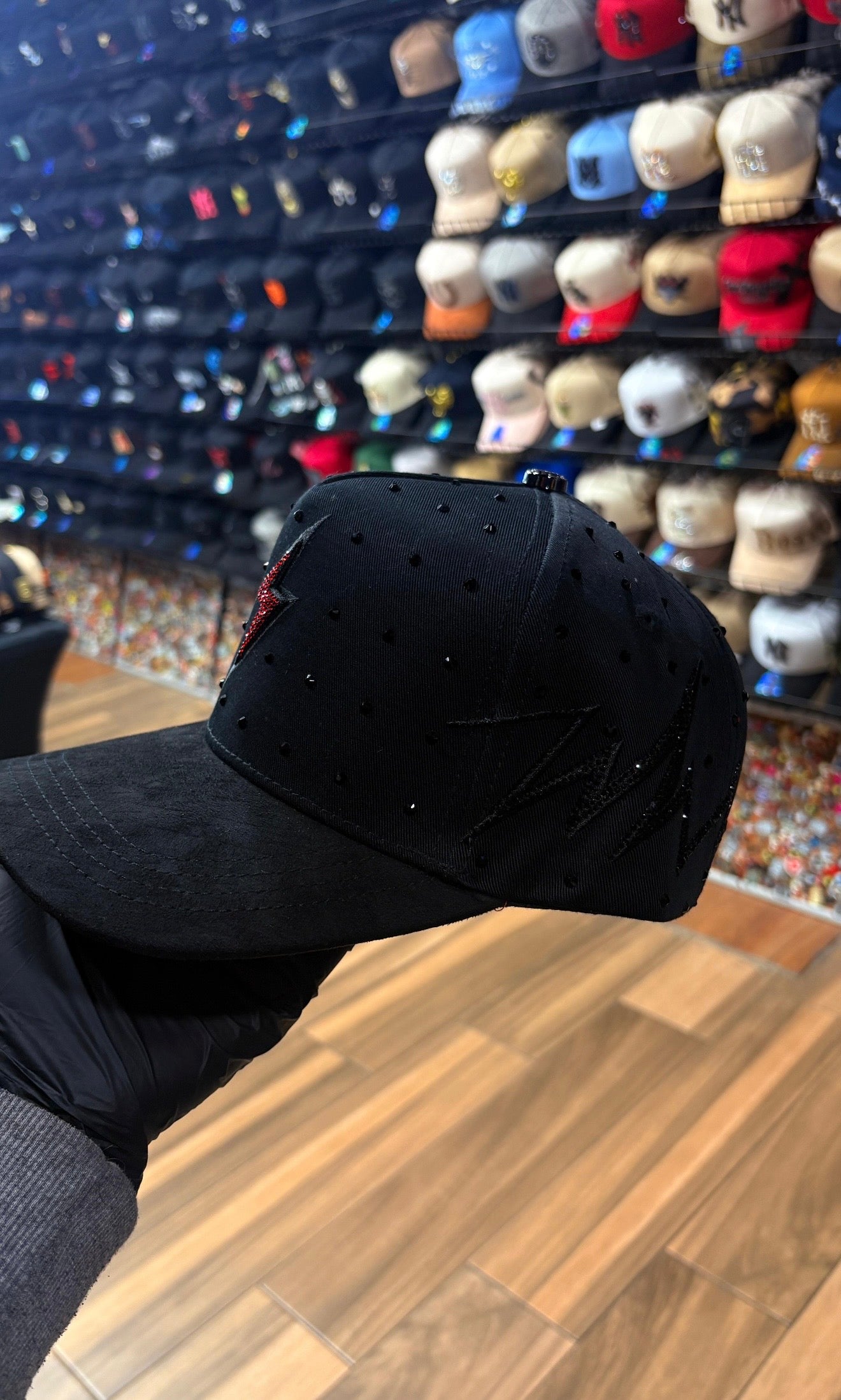 El Rayo Red Black Cap