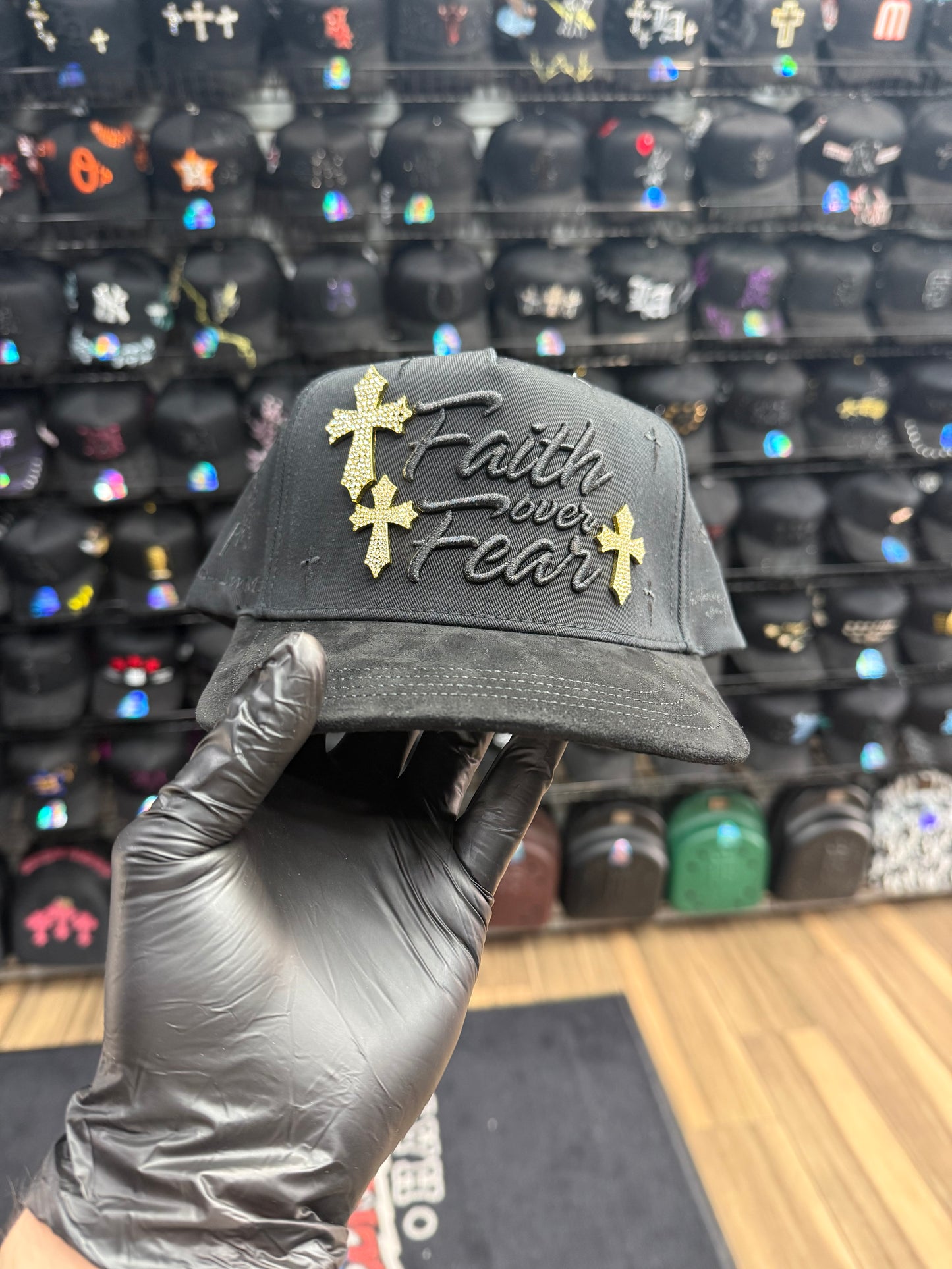 Faith over fear Gold