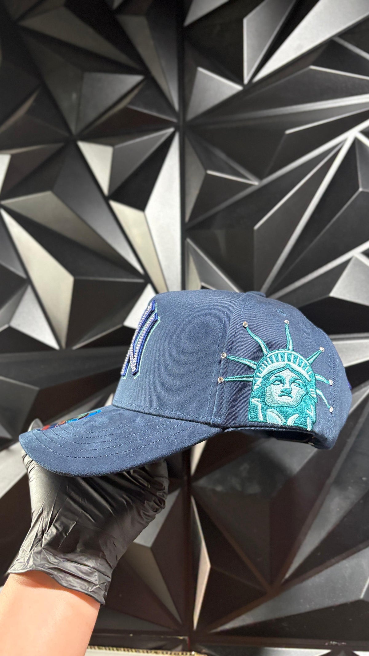 NY azul  cap