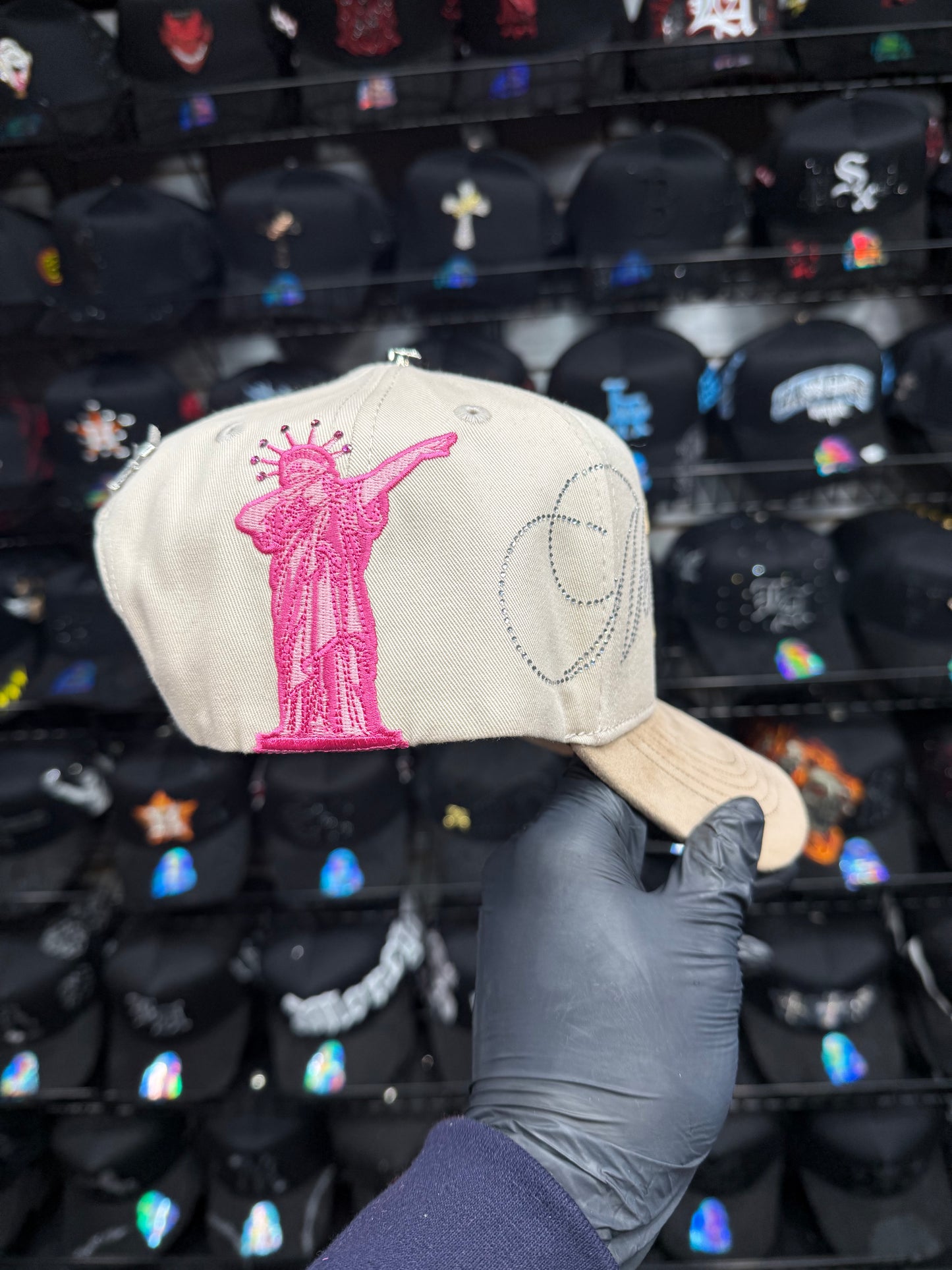 NY Beige-Pink Cap