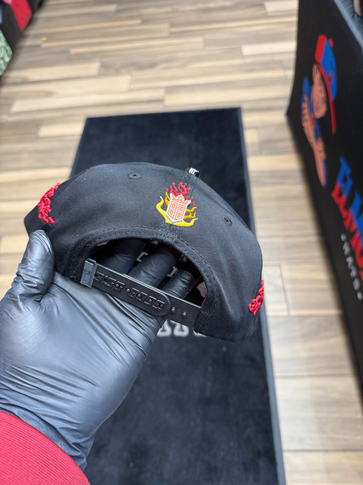 Houston Black-Orange Cap