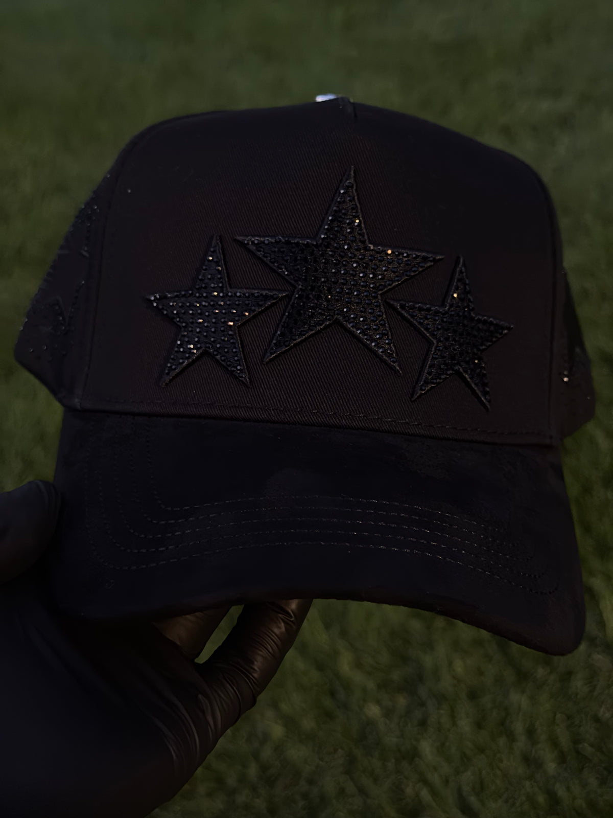 3 stars ✨ total black El Morro hats cap 🧢