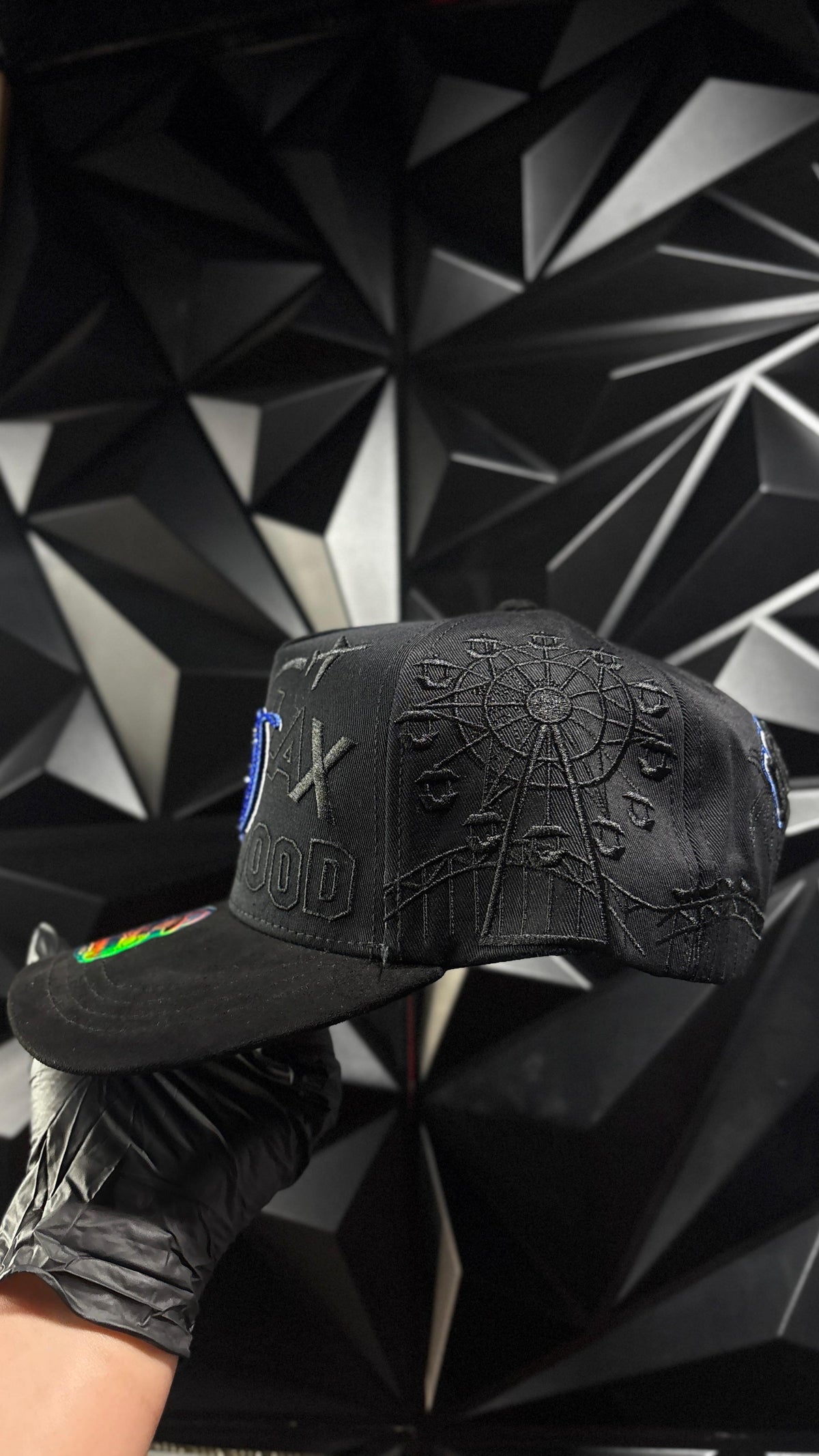 Los Angeles negro-azul cap 🧢