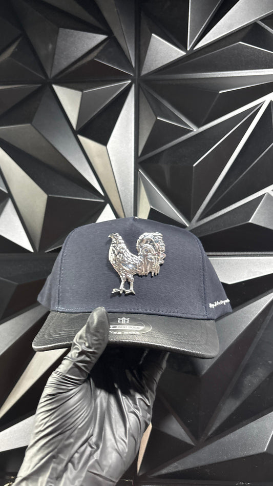 El🐓🐓gallo azul piel
