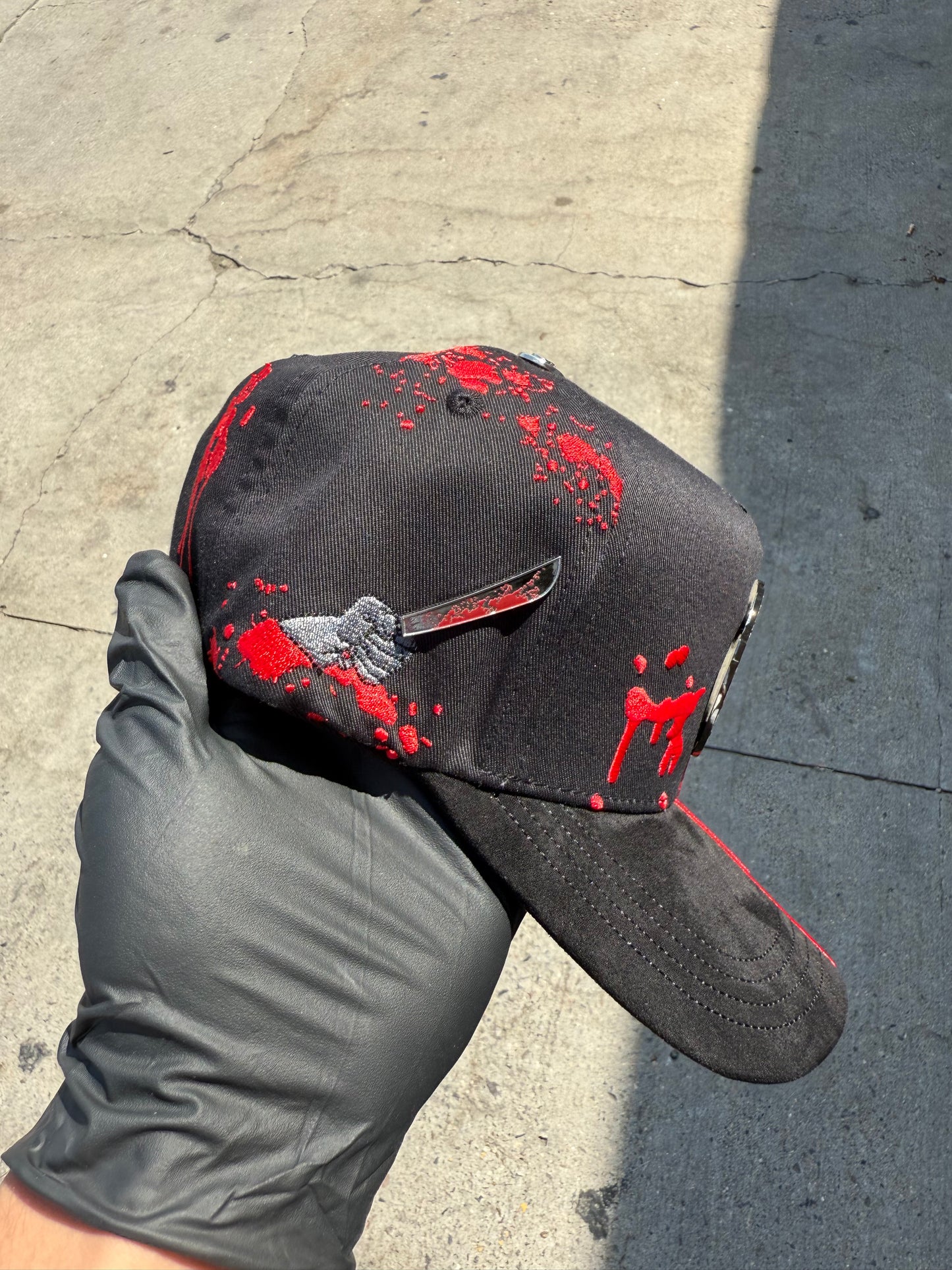 Joker Red Black Cap