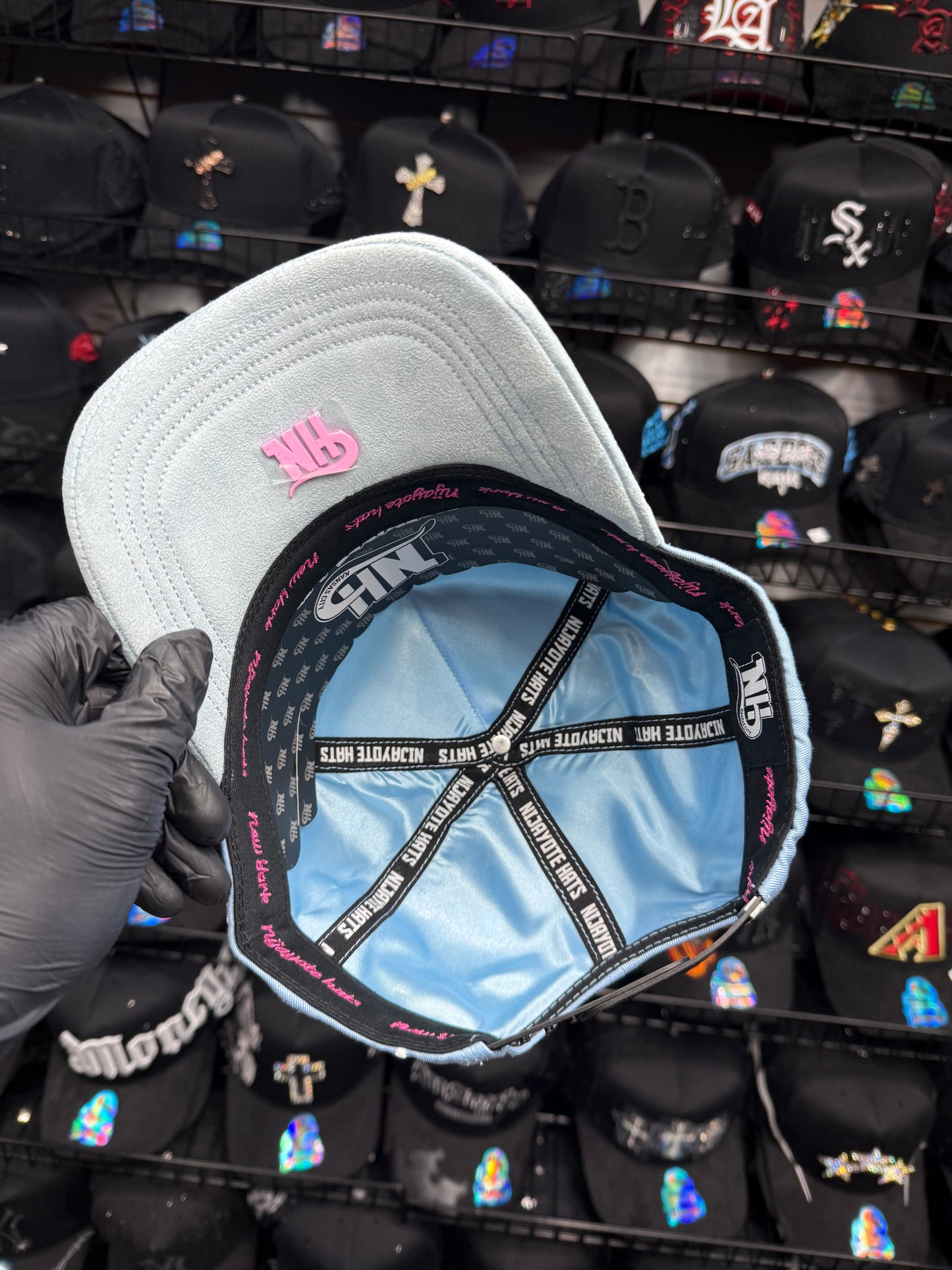 NY Blue-Pink Cap