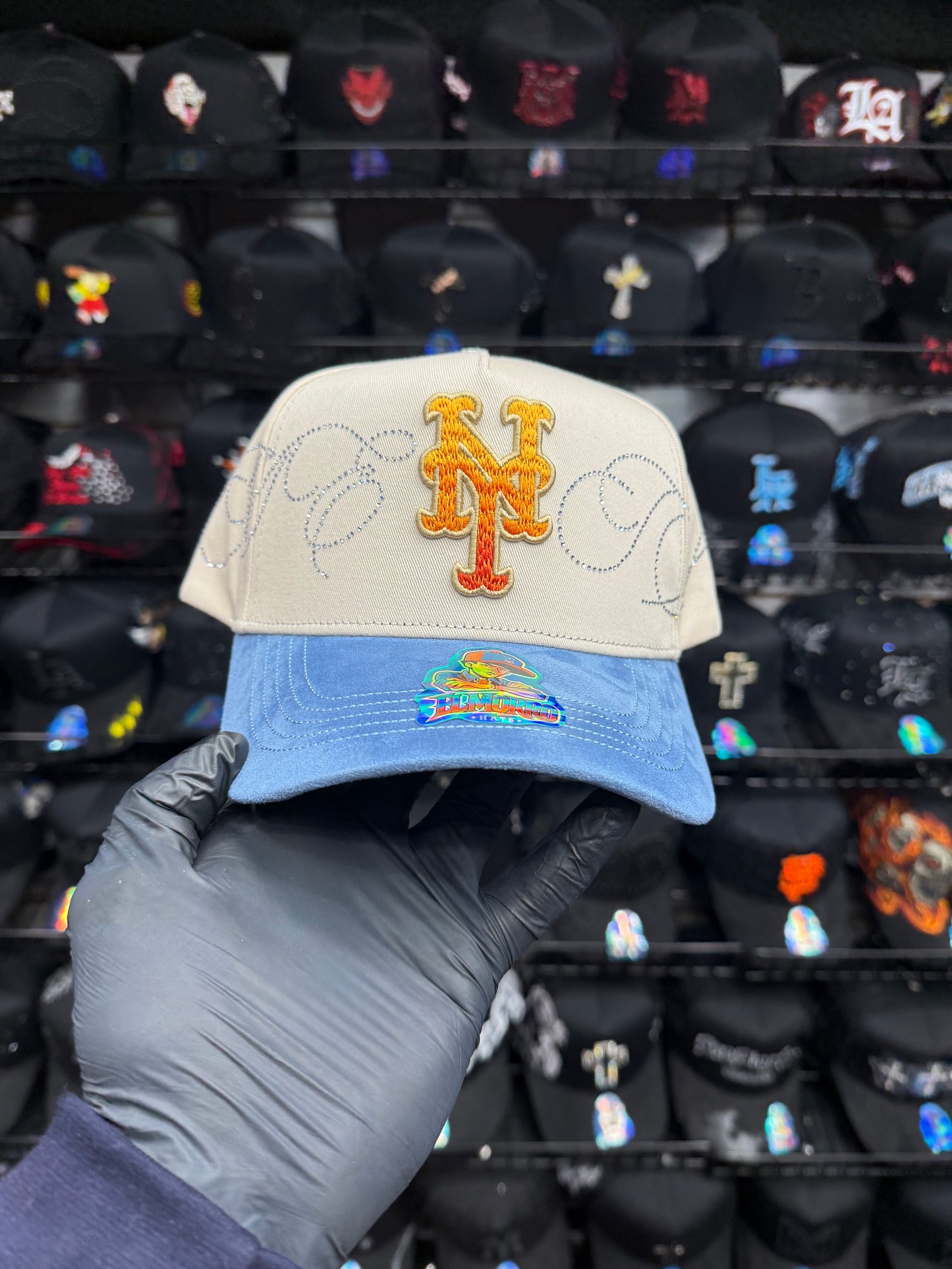 NY White Blue
