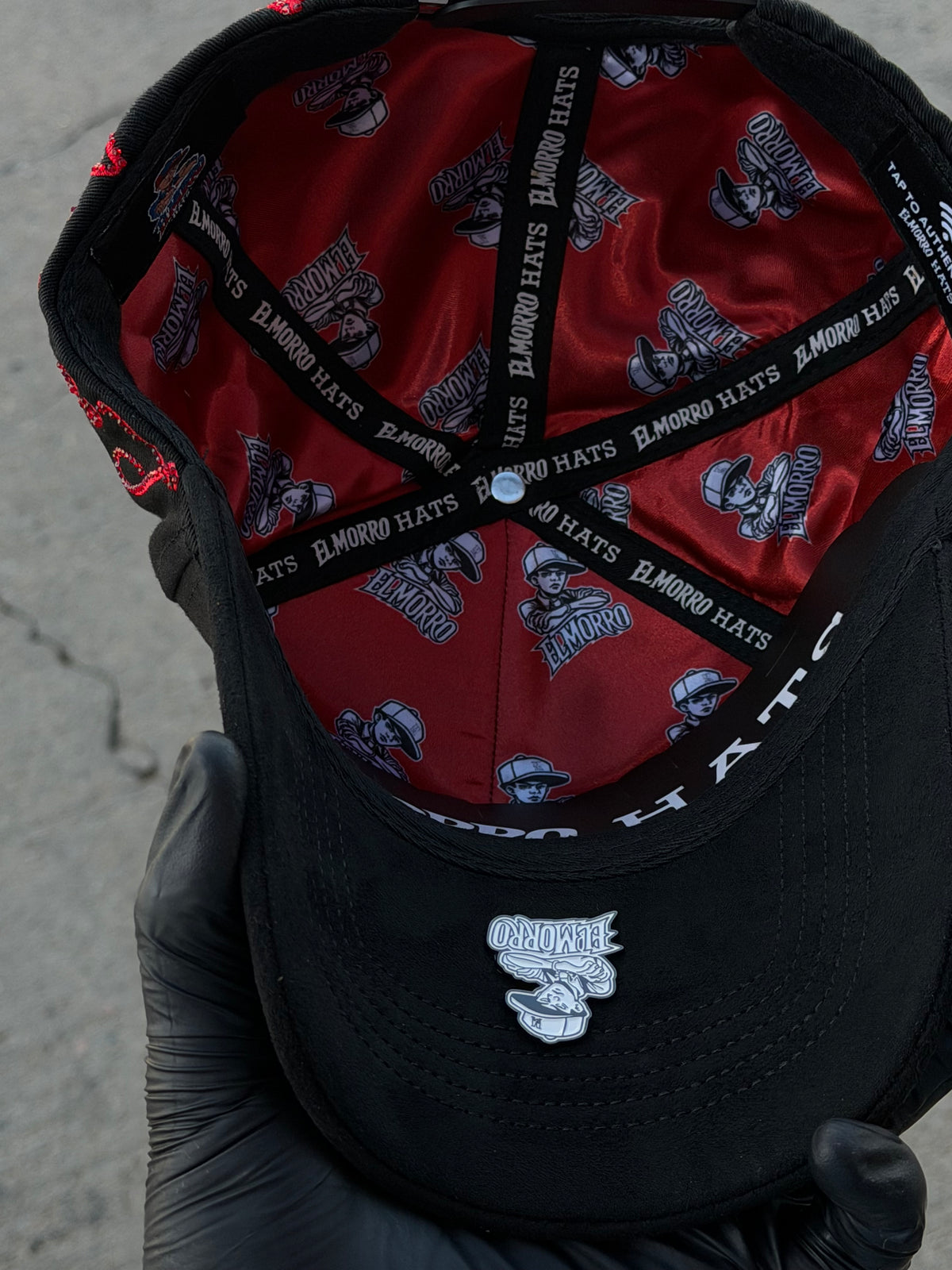 El morro hats 🧢 Angeles black and red cap 🧢