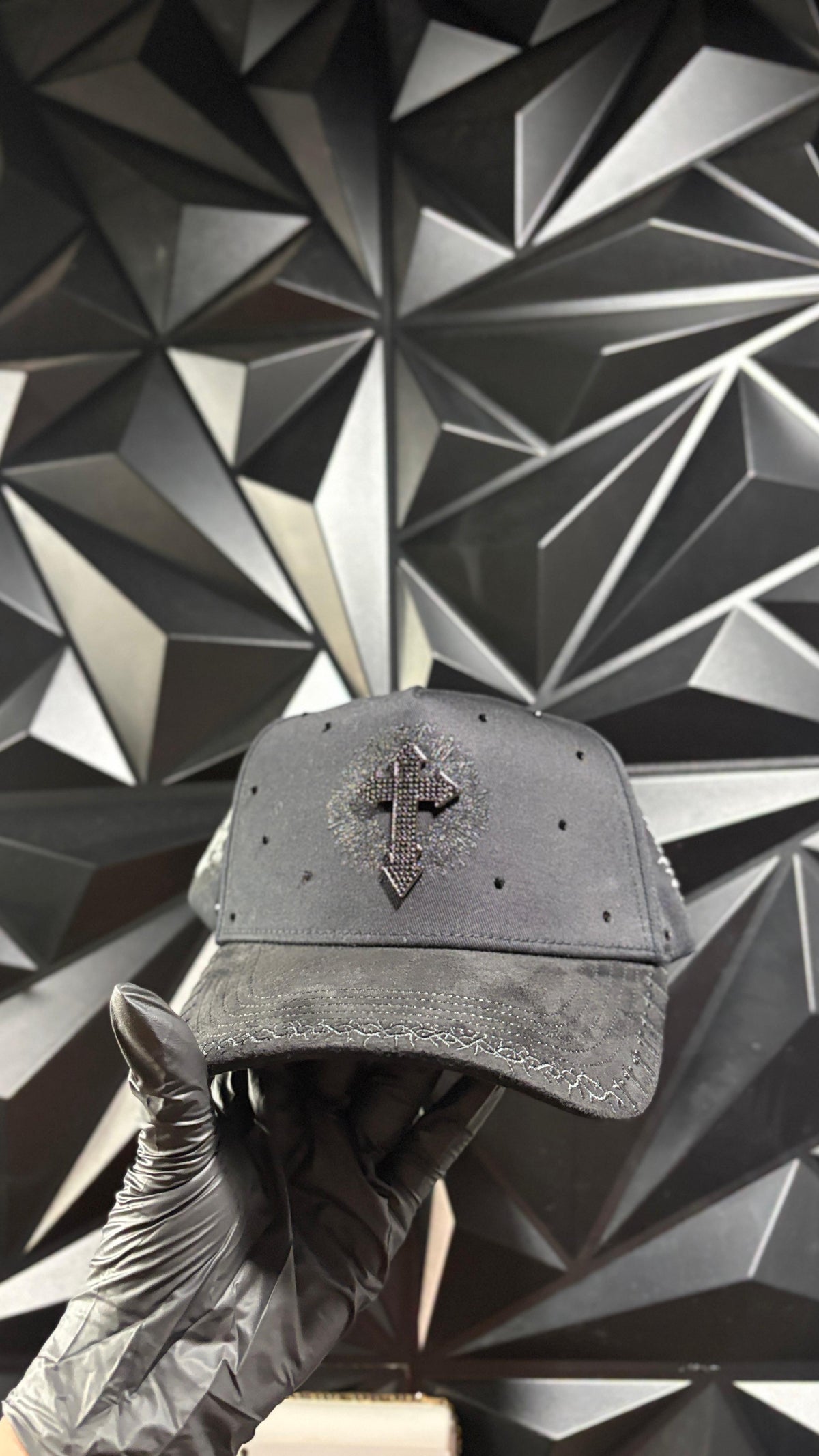 Dios por delante cap total black cap 🧢