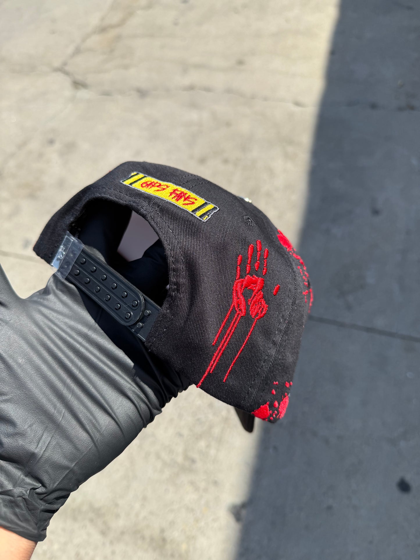 Joker Red Black Cap