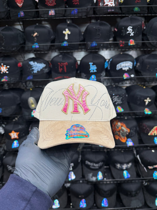 NY Beige-Pink Cap