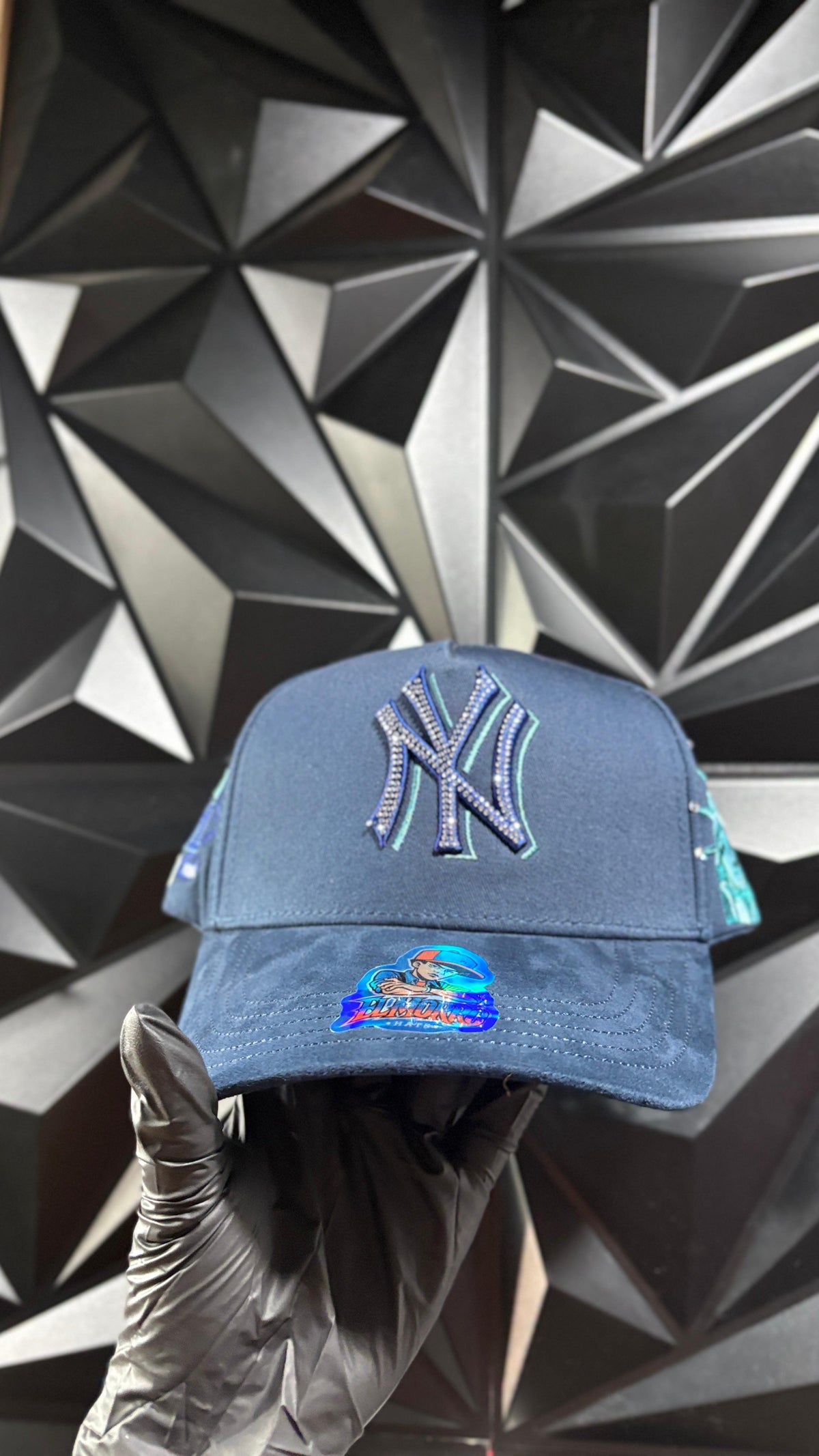 NY azul  cap